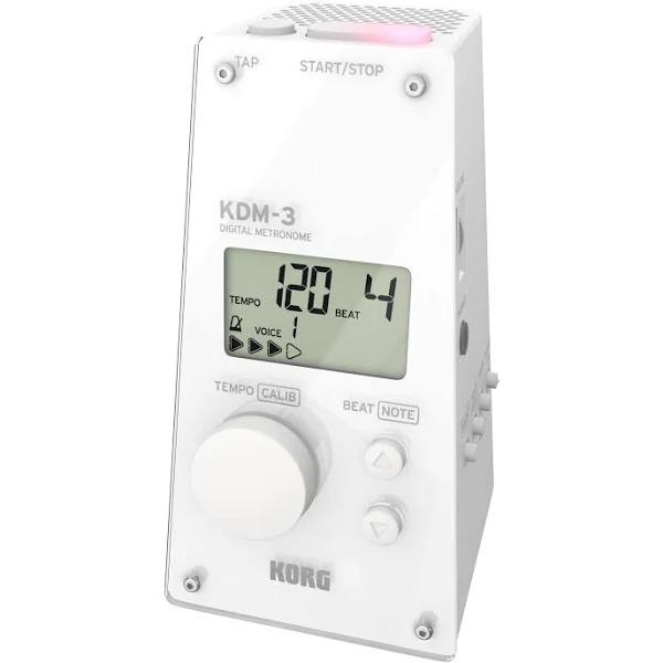 Korg KDM3-WH Digital Metronome, White