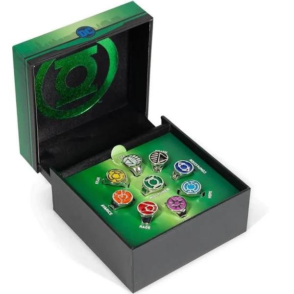 DC Comics - Green Lantern Emotional Spectrum Ring Set