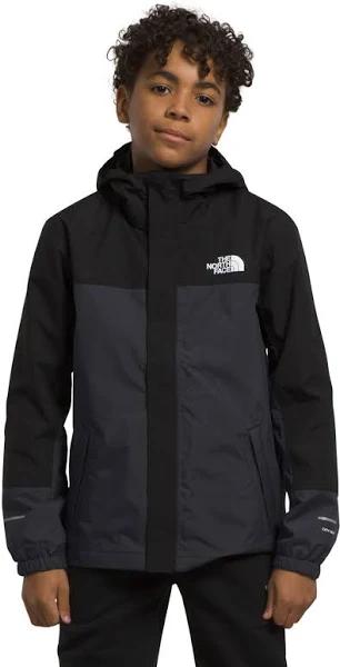 The North Face Antora Led Hooded Jacket Dark Grey Black Kids - S