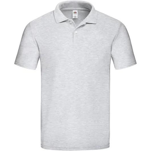 Fruit of The Loom Mens Original Polo Shirt (Heather Grey) (XL)