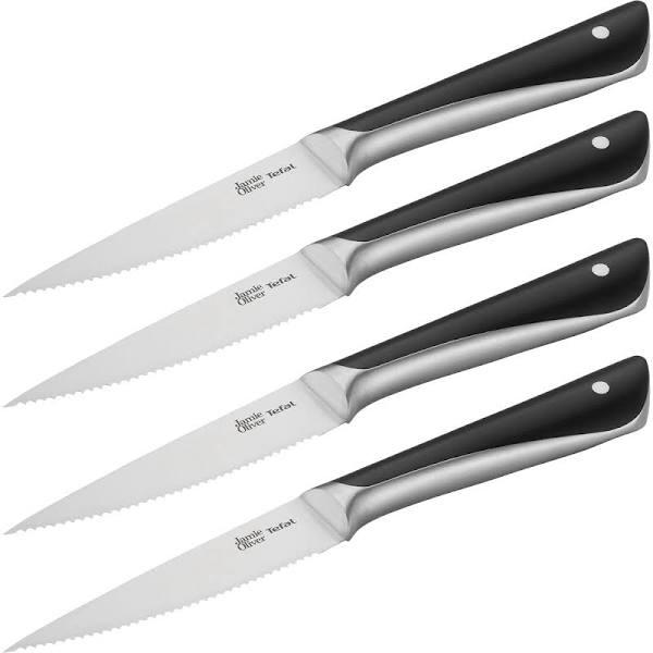 Jamie Oliver by Tefal - Stainless Steel Steak Knife 11cm Set of 4