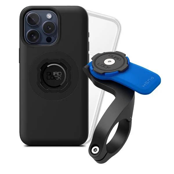 Bike Out Front Mount and Mag Case For iPhone 15 Pro Max by Quad Lock