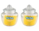 6 x Decorative Apothecary Glass Jar 1.3L Weddings Decor Candy Buffet Cookie Jars Glass Candy Jar With Lids Candy Buffet Display Elegant Storage Jars