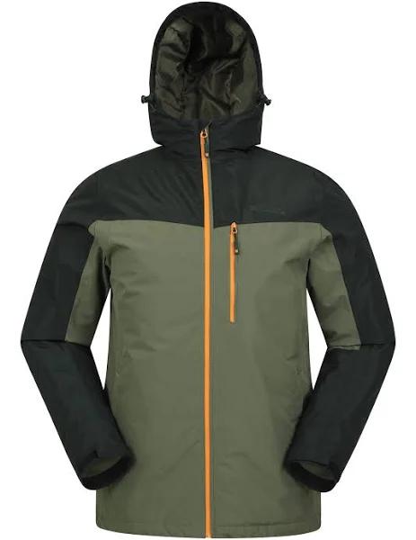 Mountain Warehouse Brisk Extreme Mens Waterproof Jacket - Green | Size XS