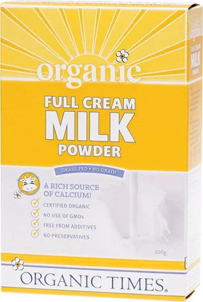 Organic Times Full Cream Milk Powder, 300 G