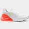 Nike Women's Air Max 270 White/Volt-Bright Crimson