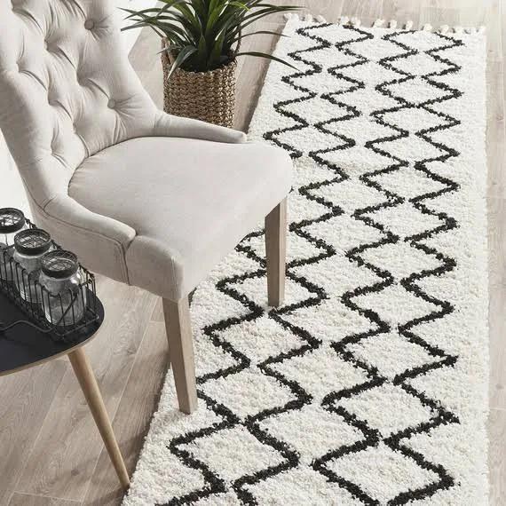 Saffron Floor Runner White by Freedom