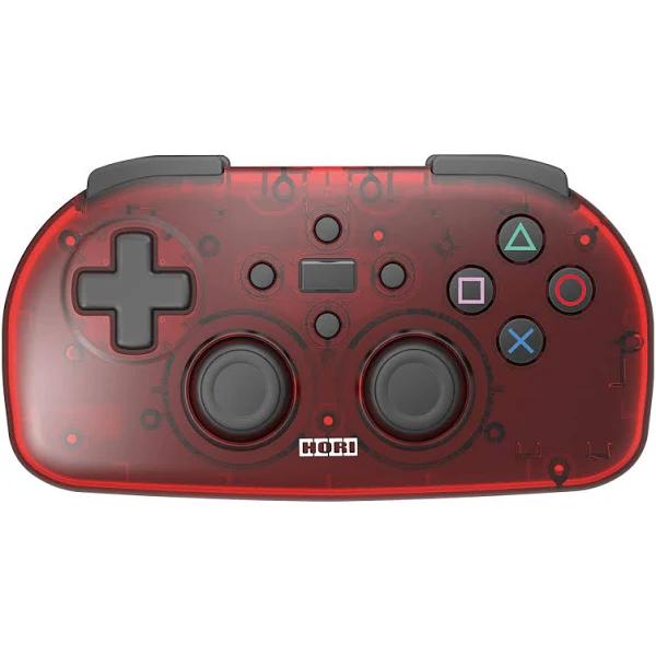 Hori Sony License Item Wireless Controller Light for Playstation4 Clear Red