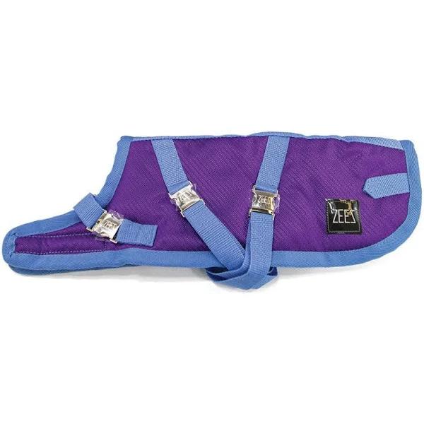 Zeez Supreme Dachshund Pet Dog Coat Grape Purple/Blue Size 15