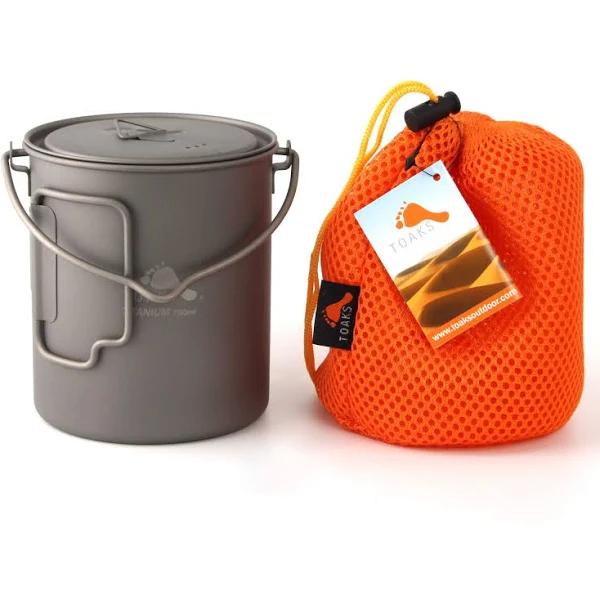 TOAKS Titanium 750ml Pot with Bail Handle