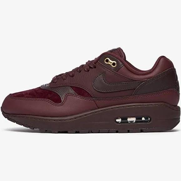 Nike Air Max 1 '87 'Burgundy Crush' Sneakers | Red | Women's Size 12