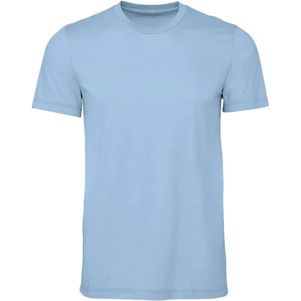 Gildan Mens Midweight Soft Touch T-Shirt Light Blue 3XL