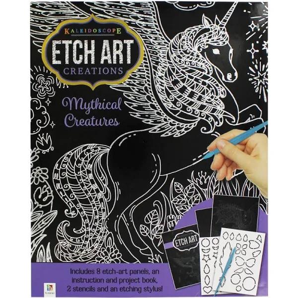 Kaleidoscope Etch Art Mini Kit: Mythical Creatures