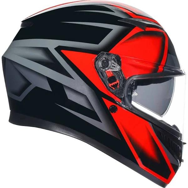 AGV K3 Compound Helmet - Black Red / XL