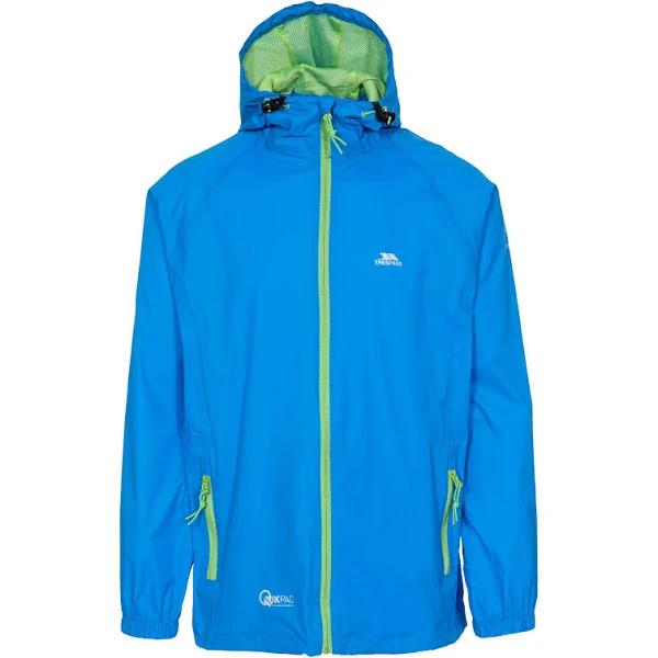 Trespass Qikpac Waterproof Packaway Jacket - Cobalt XL / Blue