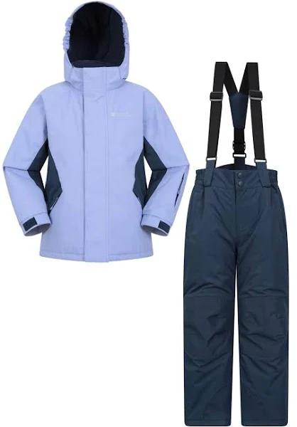 Mountain Warehouse Kids Ski Jacket and Pant Set - Light Purple | Size 5-6