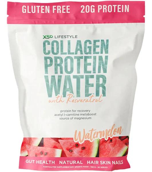 X50 Collagen Protein Water - Watermelon - 30 Serves