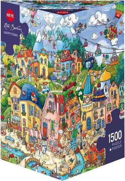 Heye - Berman Happytown Puzzle 1500pc