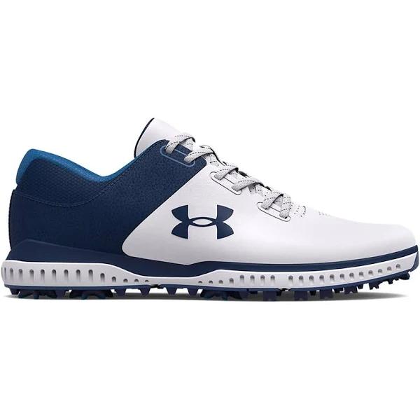 Under Armour Charged Medal RST Wide (E) Golf Shoes - White/Academy