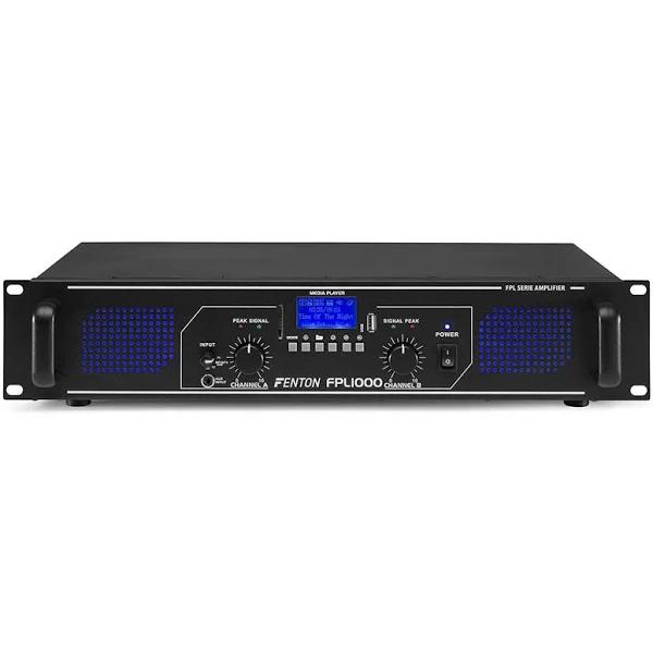 Fenton FPL1000 - 1000W Two Channel (2x 500W) Digital Amplifier With Bluetooth