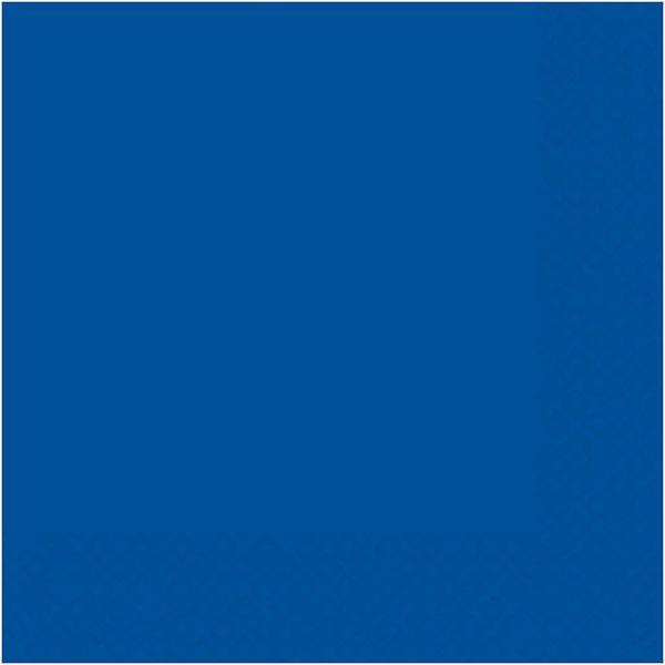 Lunch Napkins 40 Pack - Bright Royal Blue