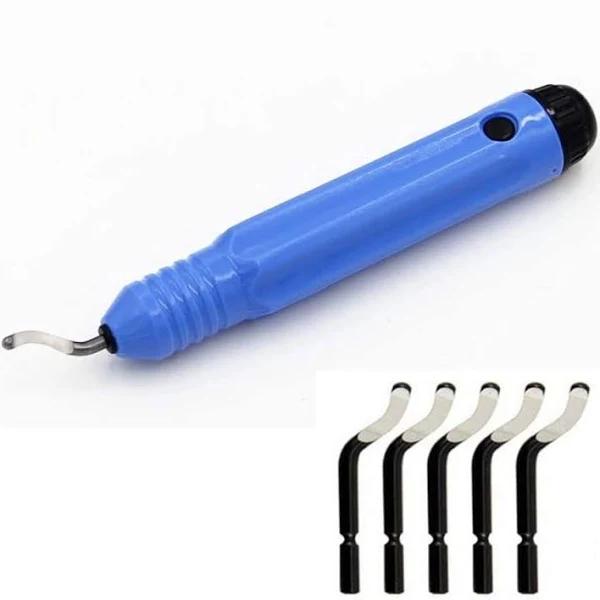 Swivel Head Deburring Tool - with Blade and 5 Free Blades,Removing Burr Tool for Aluminum,Copper,Brass,Plastics