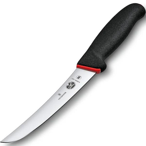 Victorinox Fibrox Dual Grip Boning Knife Curved Wide Blade 15cm