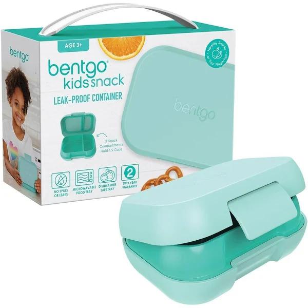 Bentgo Kids Snack Chill Leak-proof New Bento Food Container School Picnic Aqua - AfterPay & zipPay Available