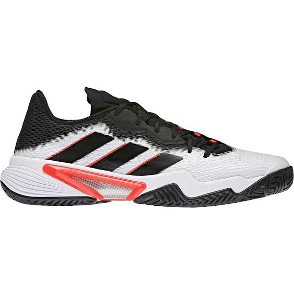 Adidas Barricade 'White Black Solar Red' Sneakers | Men's Size 12