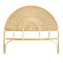 Sunrise Rattan & Wicker Bedhead Queen Size Natural