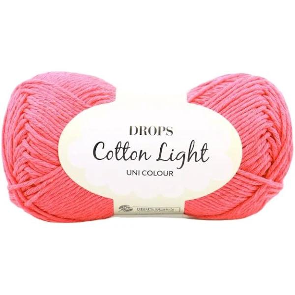 Drops Cotton Light 45 Uni Pink Flamingo