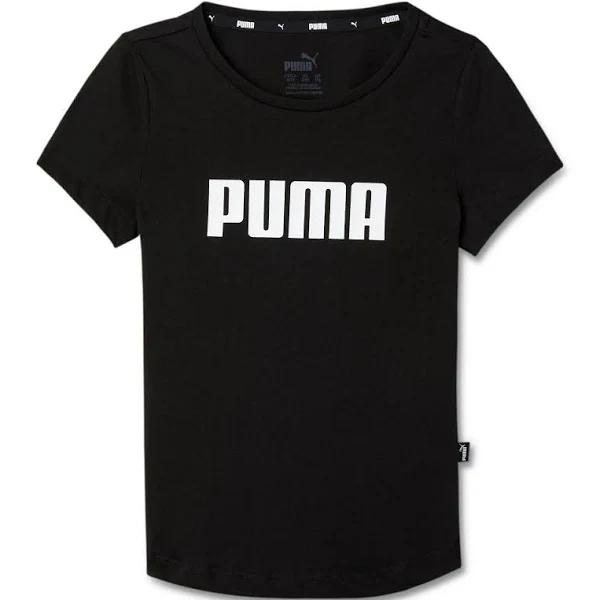 Essential Girls T-Shirt in Black, Size 4T, Cotton by Puma