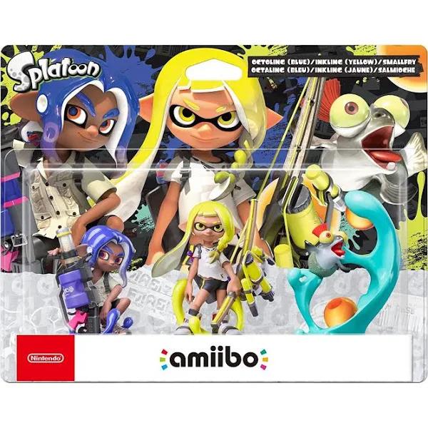 Amiibo Splatoon Inkling, Octoling & Smallfry