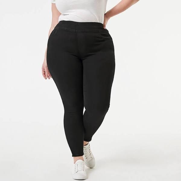 Kmart Curve Jeggings-Black Size: 24