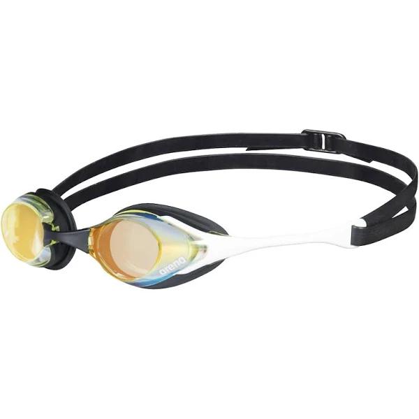 Arena Cobra Swipe Mirror Goggle Yellow Copper-White One Size