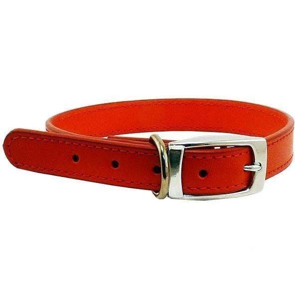 Beau Pets - Deluxe Leather Collar - 32mm x 75cm - Red