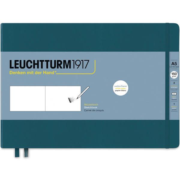 Leuchtturm1917 Medium (A5) Sketchbook - Landscape Pacific Green