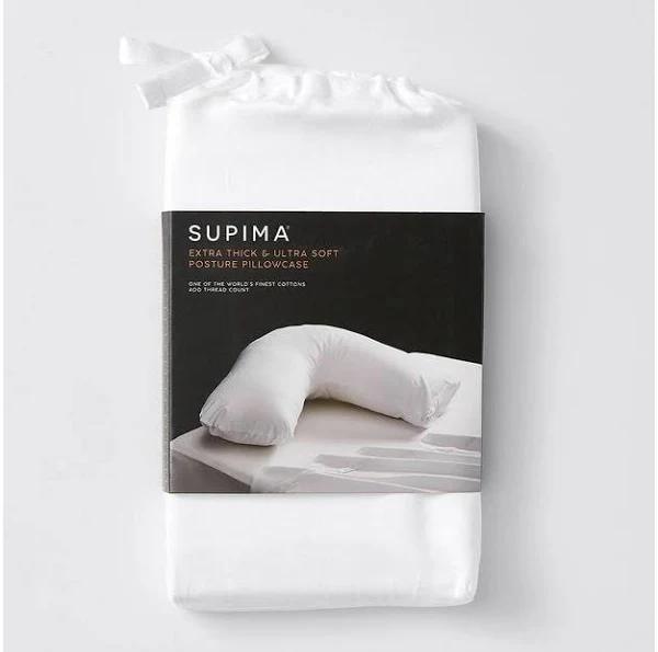 Supima 400 Thread Count Posture Pillowcase | White | Cotton