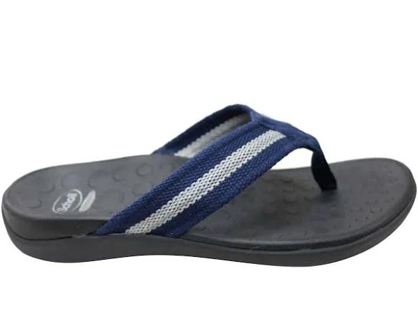 Scholl Orthaheel Whack Mens Supportive Comfortable Thongs Navy 9 AUS or 42 EUR