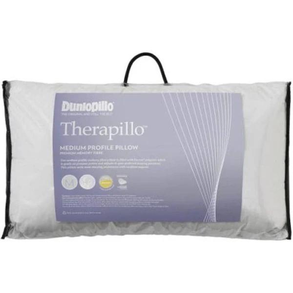 Dunlopillo Therapillo Memory Fibre Medium Profile Pillow