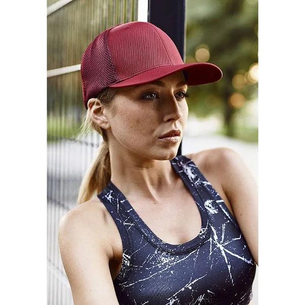 Flexfit Ultrafibre Tactel Mesh Stretchable Cap Maroon S/M