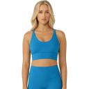 Lorna Jane Womens Lotus Longline Sports Bra Blue XS