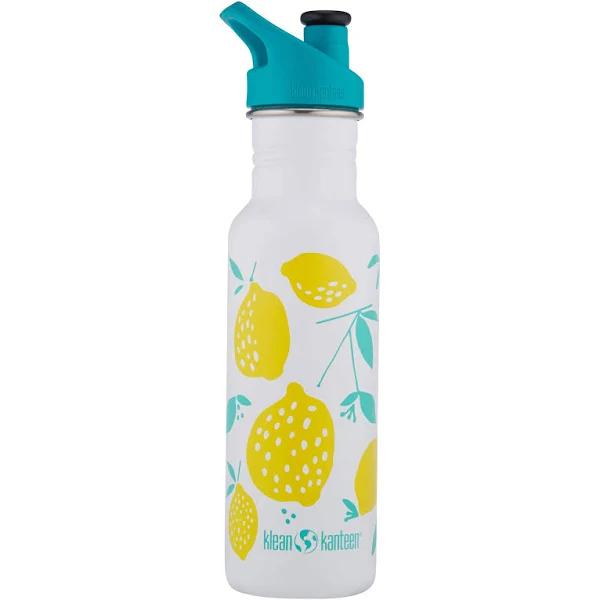 Klean Kanteen Classic Narrow Bottle (Lemons) - 532ml/18oz