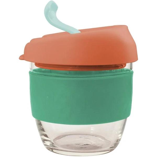 Avanti Glass Go Cup 236ml Green Coral Sea Foam