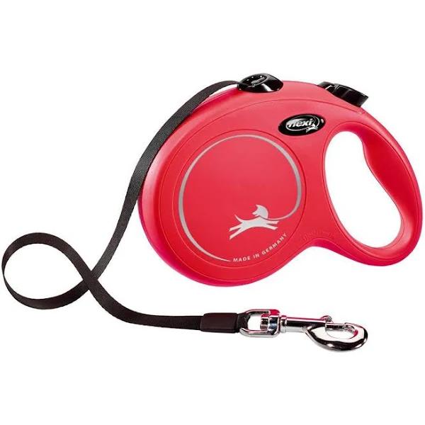 Flexi Retractable Tape Dog Lead Large Red