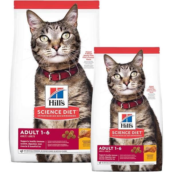 16kg Chicken Hills Science Diet Adult Dry Cat Food by Budget Pet Products