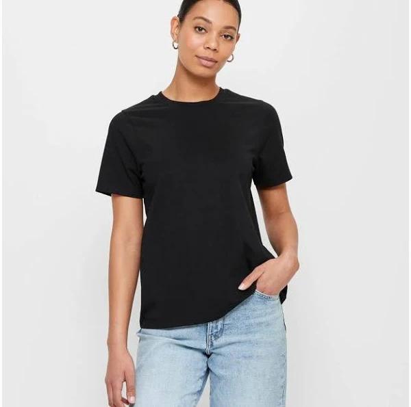 Classic Crew Neck T-Shirt | Black | Size XS by Target Woman