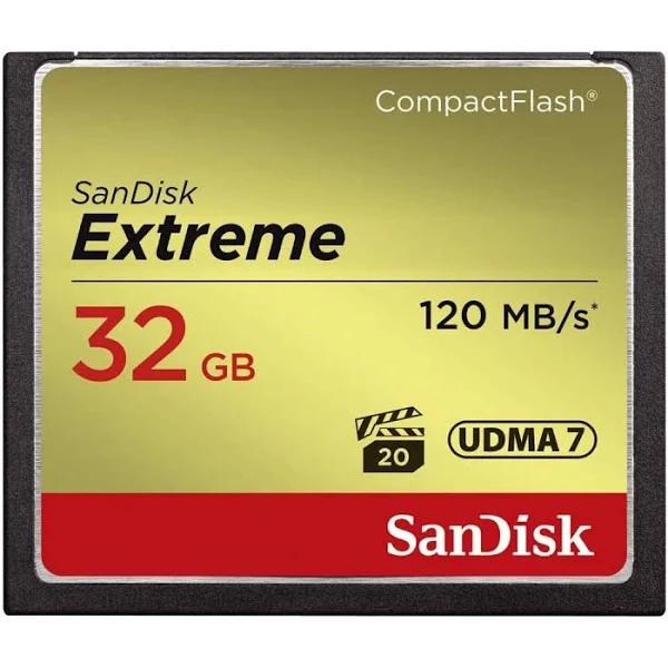 SanDisk 32GB Extreme CF Card 120MB/s