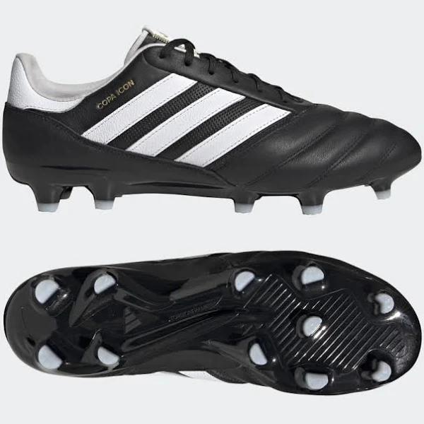 adidas-Copa Icon Firm Ground Boots-Unisex-Core Black / Cloud White / Gold Metallic-M 7 / W 8