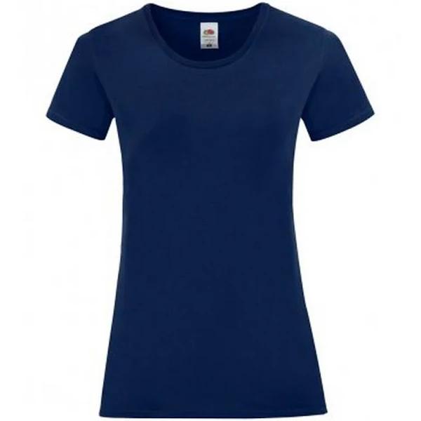 Fruit of The Loom Womens/Ladies Iconic T-Shirt Navy M